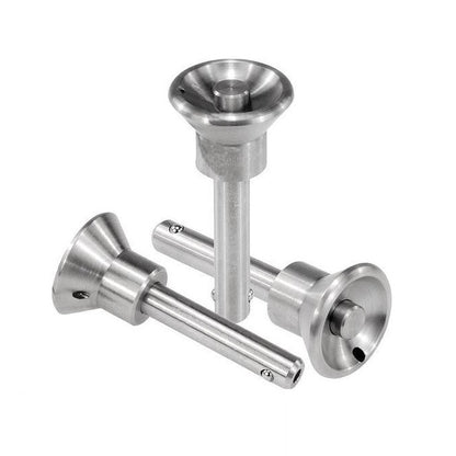 1073133 | BLP-064-0127-MRE-S4 --- Ball Lock Pins - 6.35 mm x 12.7 mm 304 Stainless Steel