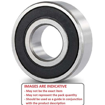 1120796 | MR37-1905-2RS-ECO (Each) --- Single Row Ball Bearings - 19.05x37x9 mm Unflanged - Chrome Steel SAE 52100 Bearing