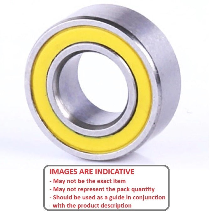 1133046 | S6905-CSN-2RY-ECO (Each) --- Single Row Ball Bearings - 25x42x9 mm Unflanged - Stainless Steel AISI 440C - Ceramic Si3N4 Balls Bearing