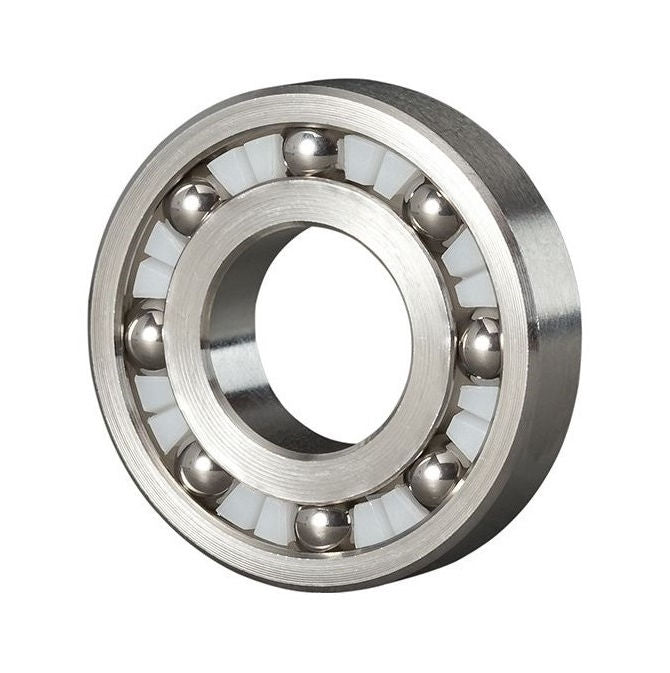 1116127 | S316-6003 (Each) --- Single Row Ball Bearings - 17x35x10 mm Unflanged - Stainless Steel 316 Similar to A4, 18-10 Bearing