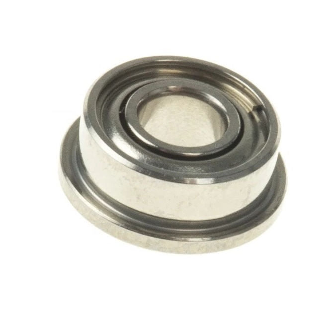 1053037 | SFR144A-ZZS-ECO (Each) --- Single Row Ball Bearings - 3.175x6.35x2.779 mm Flanged - Stainless Steel AISI 440C Bearing