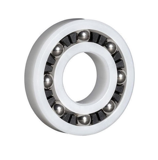 Plastic Bearings - 20x47x14 mm - Acetal with Stainless 316 Balls