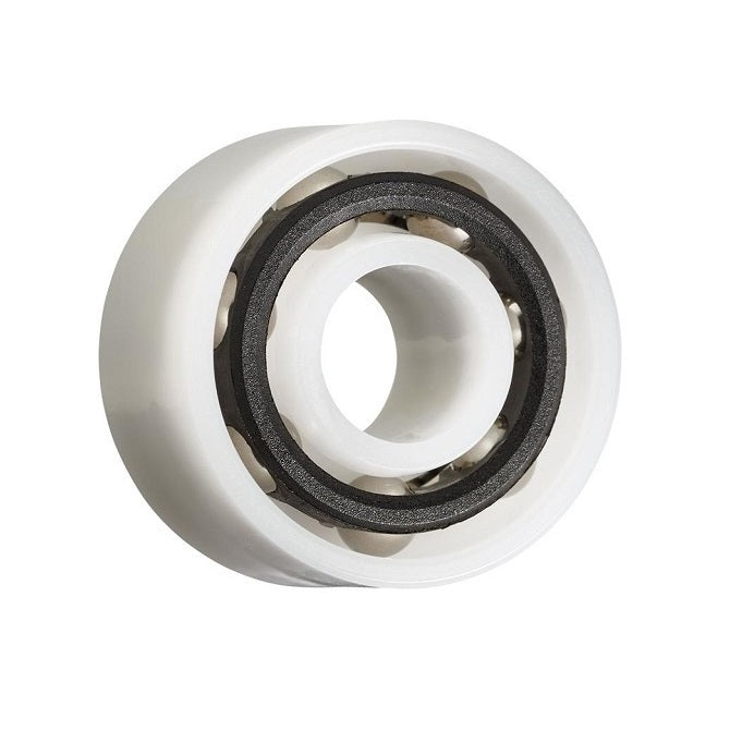 Plastic Bearings - 6.35x15.875x9.525 mm - Acetal with Stainless 316 Balls