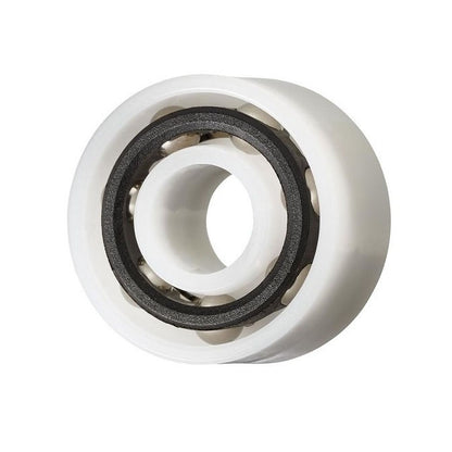 1072154 | P-DR-R4G-AS6 (Each) --- Plastic Bearings - 6.35x15.875x9.525 mm - Acetal with Stainless 316 Balls Bearing
