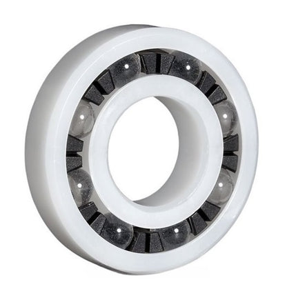 Plastic Bearings - 10x22x6 mm - Acetal with Glass Balls