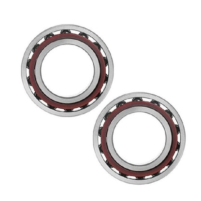 Angular Contact Bearings - 25x52x15 mm - Chrome Steel SAE 52100 - High Speed Polyamide Cage