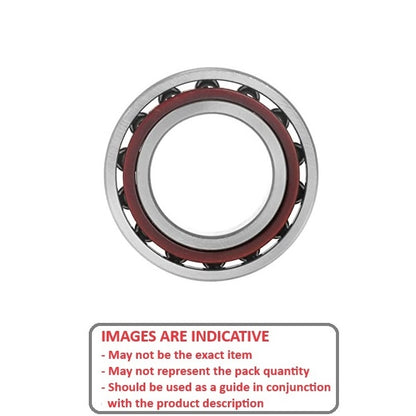 1092141 | 7200-30-T9HJP4 (Each) --- Angular Contact Bearings - 10x30x9 mm Single Row Ball - Chrome Steel SAE 52100 - High Speed Polyamide Cage Bearing