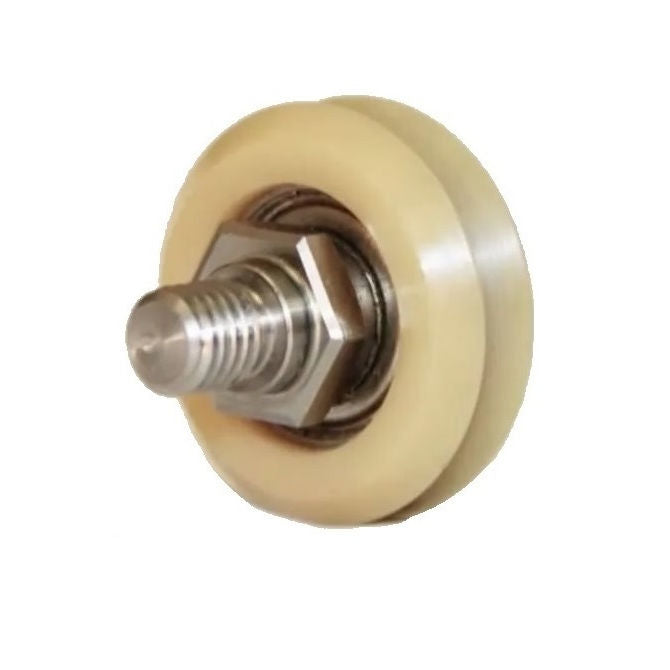 1000036 | DVWS0-ADJ-POL (Each) --- Studded Guide Wheels Dual Vee - Size Reference 0 - 14.8x6.35 mm - Polymer Guide Wheel