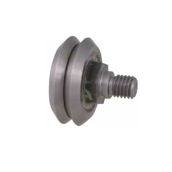 1040046 | DVWS2-ADJ-ZZ (Each) --- Studded Guide Wheels Dual Vee - Size Reference 2 - 30.7x11.13 mm - Chrome Steel SAE 52100 with Shields Guide Wheel