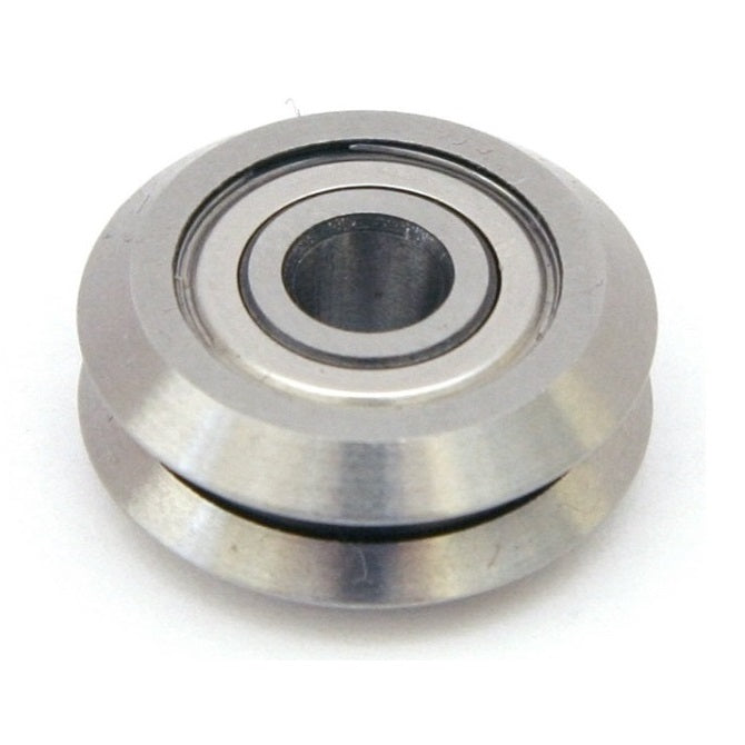 1048057 | MR45.720-12-ZZ-VP-8.128 (10 Pcs) --- Plain Guide Wheels Dual Vee - 3 x 45.72 mm x 15.875 mm