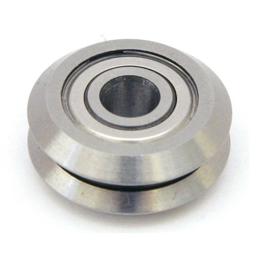 1041778 | MR30.734-9.525-ZZ-VP-5.588 --- Plain Guide Wheels Dual Vee - 2 x 30.734 mm x 11.113 mm