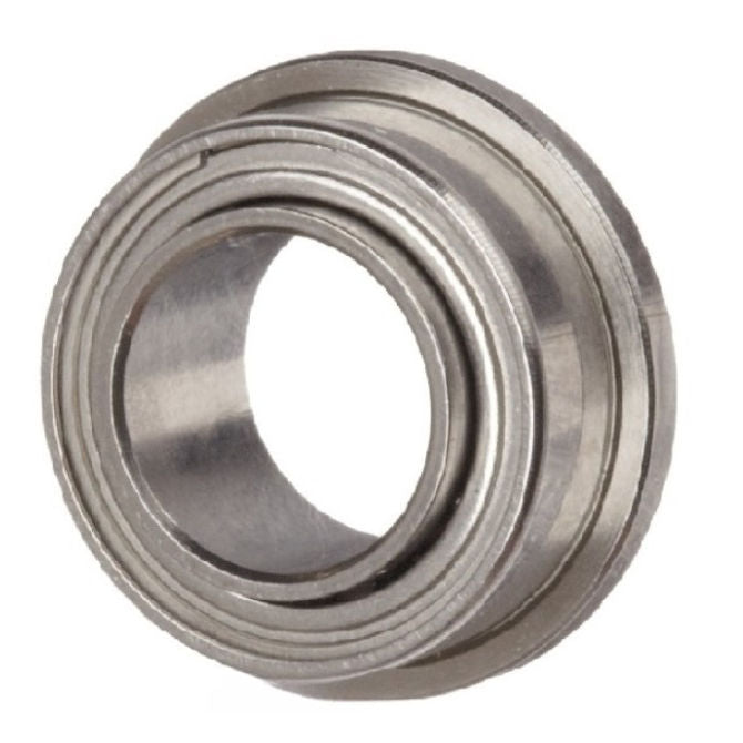 1048268 | SFWR2-ZZ-MC3-JP6 (Each) --- Single Row Ball Bearings - 3.175x9.525x3.969 mm / 4.762 mm Flanged - Stainless Steel AISI 440C Bearing