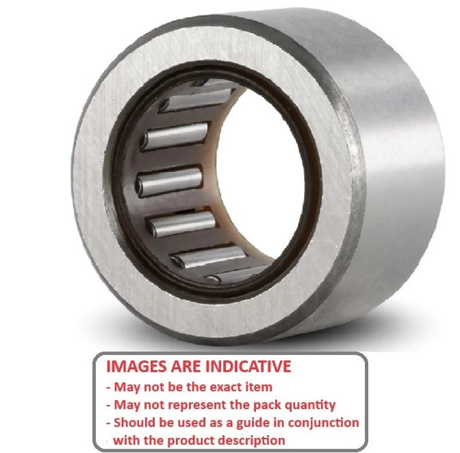 1119851 | NM-0190-0270-0160 (Each) --- Needle Roller without Inner Ring Bearings - 19x27x16 mm / 1910 Kgf Machined - Chrome Steel Bearing