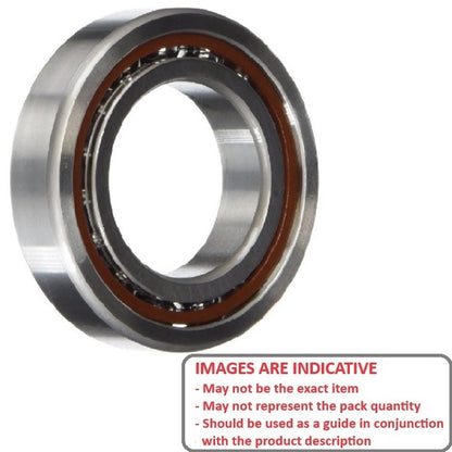 1075322 | 607-CSN-T9H-ECO (Each) --- Single Row Ball Bearings - 7x19x6 mm Unflanged - Chrome Steel SAE 52100 - High Speed Polyamide Cage - Ceramic Si3N4 Balls Bearing