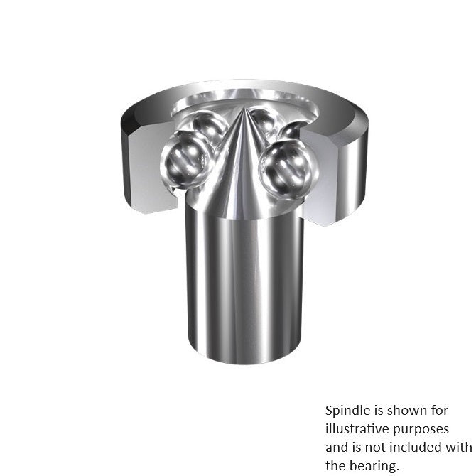 Pivot Bearings - 1.6x6x2.5 mm / 0.15 mm - Chrome Steel