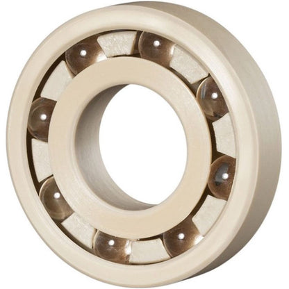 1111179 | P-R10D-PKGL (Each) --- Plastic Bearings - 15.875x34.925x11.112 mm - PEEK Polyetheretherketone with Glass Balls Bearing