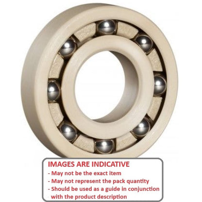 1112365 | P-R10D-PKS6 --- Plastic Bearings - 15.875 mm x 34.925 mm x 11.112 mm