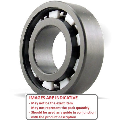 1035864 | CSN-R188A-YO (Each) --- Yoyo Bearings - Type Standard Type 6.35 x 12.7 x 4.8 mm - Open Bearing - Silicon Nitride Si3N5 Ceramic - Dark Grey