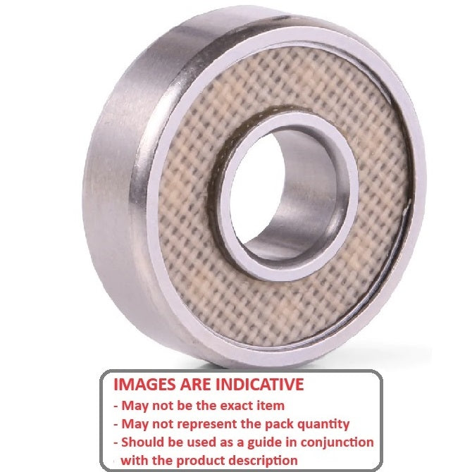 1049903 | R155A-TTS-ECO (Each) --- Single Row Ball Bearings - 3.969x7.938x3.175 mm Unflanged - Chrome Steel SAE 52100 Bearing