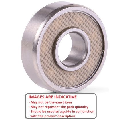1049903 | R155A-TTS-ECO (Each) --- Single Row Ball Bearings - 3.969x7.938x3.175 mm Unflanged - Chrome Steel SAE 52100 Bearing