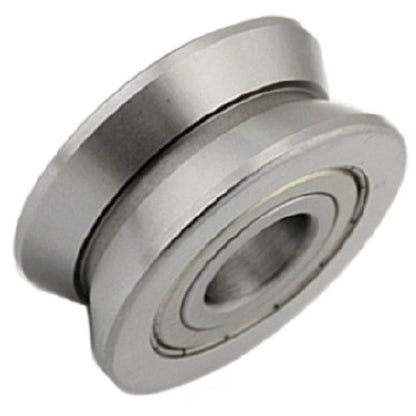 Grooved OD Bearings - 3x12x4 mm - Chrome Steel