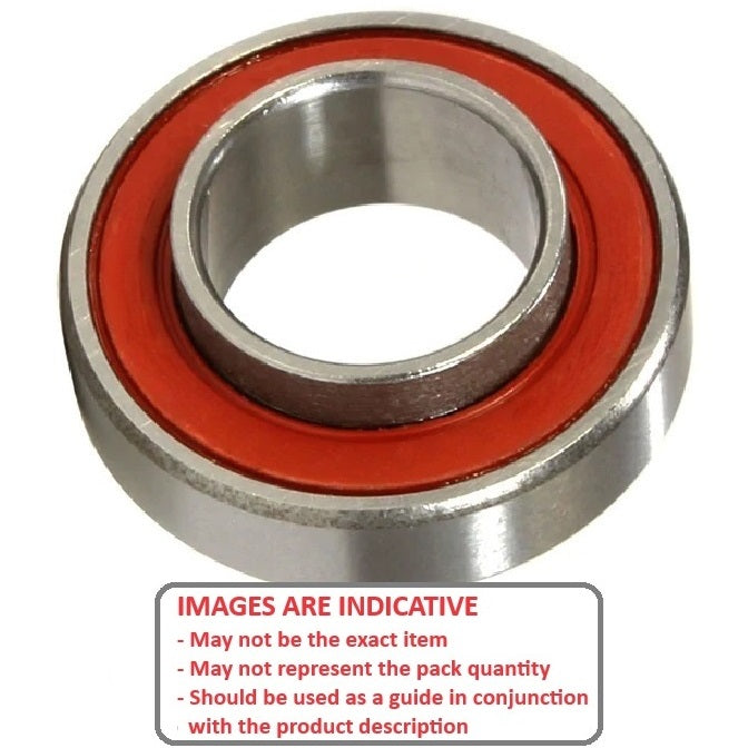 1084314 | W629-2RS-MC3 (Each) --- Single Row Ball Bearings - 9x26x8 mm / 12.624 mm Unflanged - Chrome Steel SAE 52100 Bearing