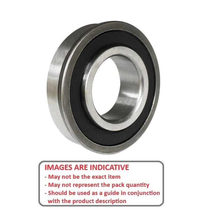 1131446 | FWMR3520-2RS-ECO (Each) --- Single Row Ball Bearings - 20x35x11 mm Flanged - Chrome Steel SAE 52100 Bearing