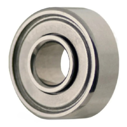 Single Row Ball Bearings - 9.525x22.225x6.35 mm / 7.95 mm - Chrome Steel SAE 52100