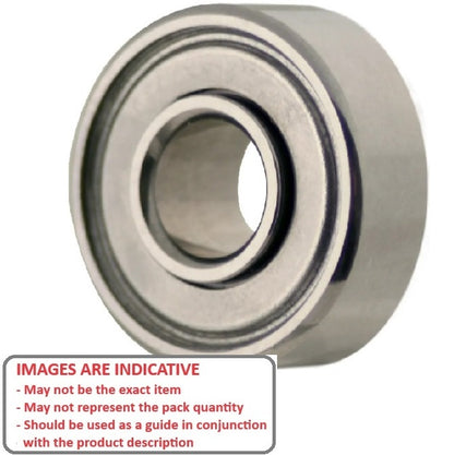 1124516 | W6204-ZZ (Each) --- Single Row Ball Bearings - 20x47x14 mm / 17.75 mm Unflanged - Chrome Steel SAE 52100 Bearing