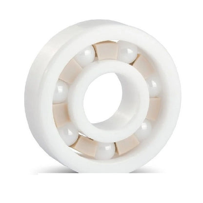 1109119 | CZR-6002-TF-DRY (Each) --- Single Row Ball Bearings - 15x32x9 mm Unflanged - Ceramic Zirconia - PTFE Cage - Open Bearing