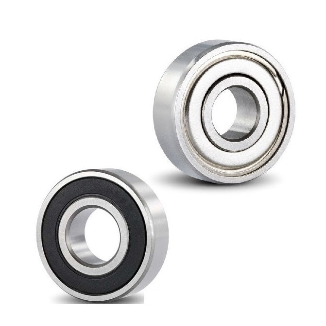Single Row Ball Bearings - 18x33x8 mm Unflanged - Chrome Steel SAE 52100 Bearing