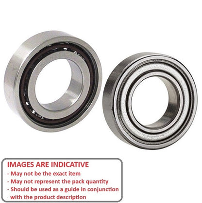1052097 | SMR74-ZS-T4HB-MC3-GR5-AF12 (Each) --- Single Row Ball Bearings - 4x7x2 mm Unflanged - Stainless Steel AISI 440C - High Speed Torlon Retainer Bearing