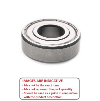1075151 | MR137A-ZZN-ECO (Each) --- Single Row Ball Bearings - 7x13x4 mm with Snap Ring Groove - Chrome Steel SAE 52100 Bearing