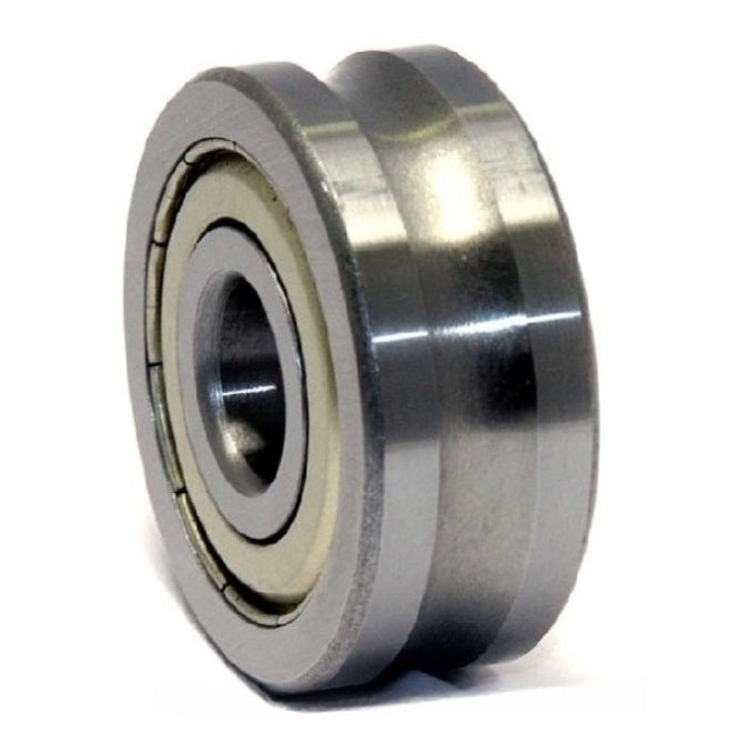 Grooved OD Bearings - 3x10x4 mm - Chrome Steel