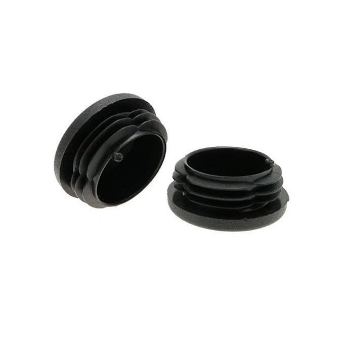 Round Bungs - 10.2 mm Black - 1/2 inch OD 16/18 Gauge Tube