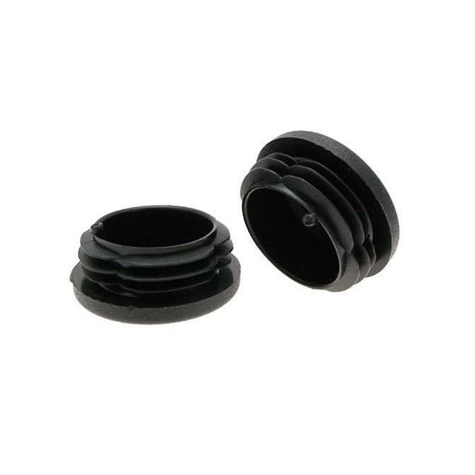 1093926 | BNGRD-102-B (PK-45) --- Round Bungs - 10.2 mm Black - 1/2 inch OD 16/18 Gauge Tube - Plastic Bung