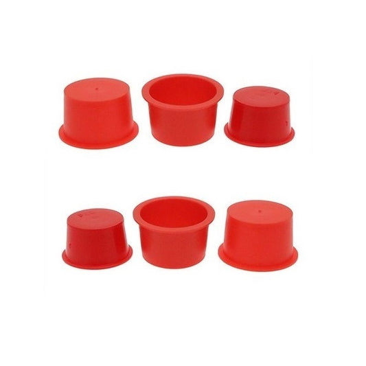 1108441 | BNGCAP-149-124-R (2 Pcs) --- Bungs - 14.94 mm x 12.39 mm Red