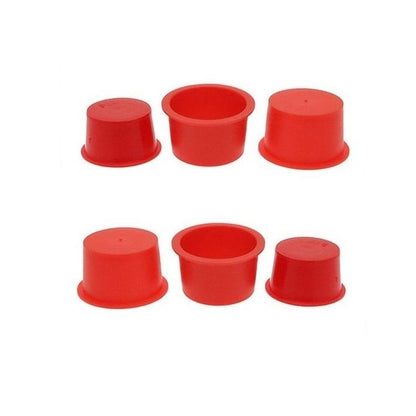 1107200 | BNGCAP-149-124-R (PK-30) --- Bungs and Caps - 14.94x12.39 mm - Red - Plastic Bung