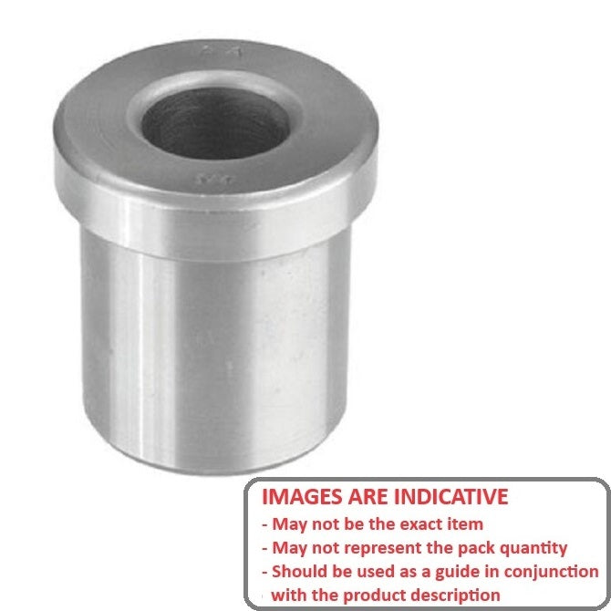 1076301 | BF0039-0079-0127-DP (Each) --- Drill Bushings - 7.938x3.969x12.7 mm Flanged - Carbon Steel Bushing