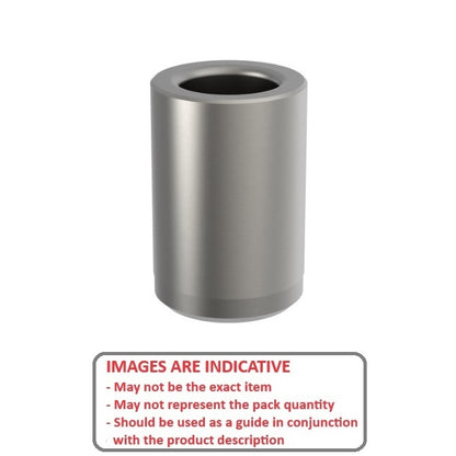 1119771 | BP0127-0191-0254-DT (Each) --- Drill Bushings - 19.05x12.7x25.4 mm Plain - Carbon Steel Bushing
