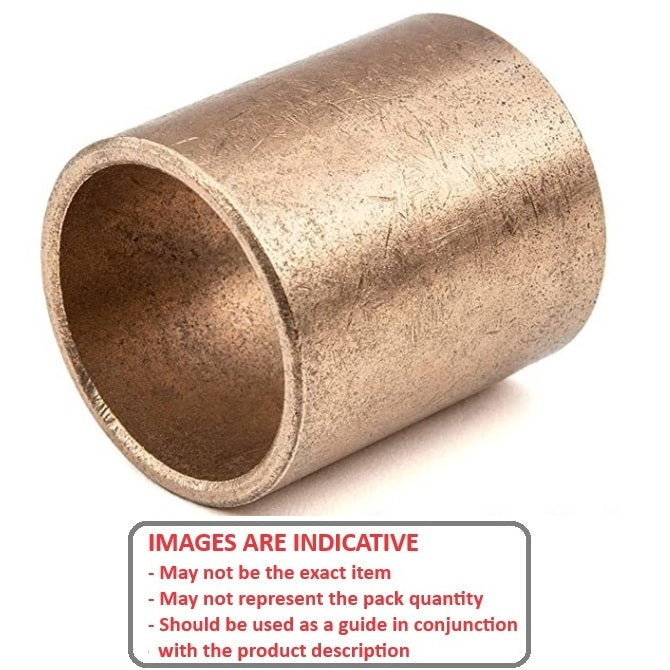 1071305 | BP0064-0095-0318-BSUT (Each) --- Unflanged Bushes - 6.35x9.525x31.75 mm - Bronze SAE 841 Sintered Bush