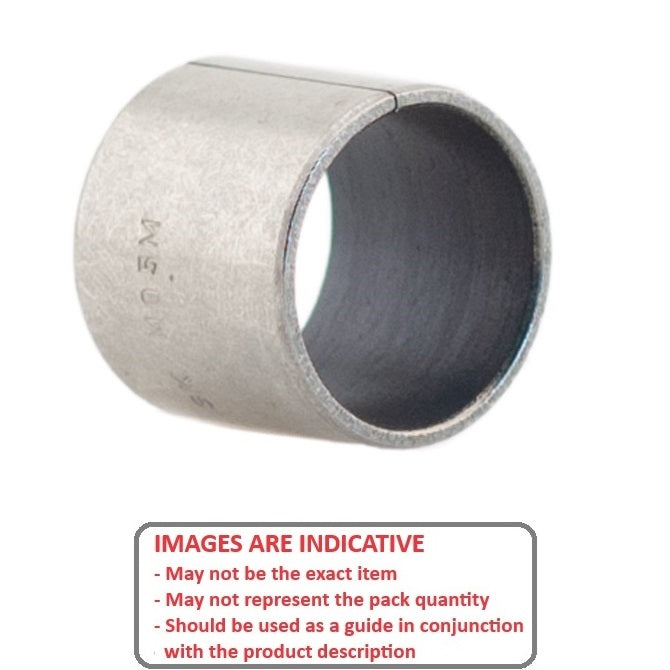 1047525 | BP0032-0048-0032-DU (PK-5) --- Unflanged Bushes - 3.175x4.763x3.175 mm Split - Steel DU with PTFE Bush