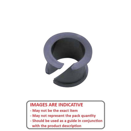 1044206 | BF0030-0042-0032-PC2 (Each) --- Clip Bushes - 3x4.2x3.2 mm Double Flanged - Plastic Bush