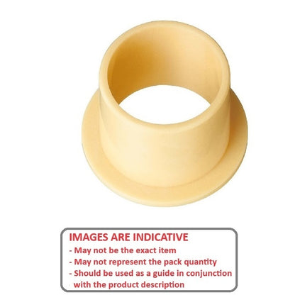 1111483 | BF0159-0183-0071-PW --- Flanged Bushes - 15.875 mm x 18.256 mm x 7.144 mm