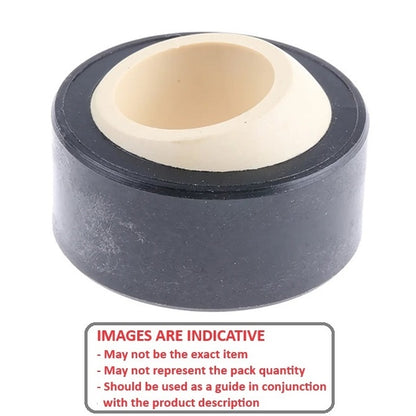 1059850 | GE-00483-01429-W300 (Each) --- Spherical Bushings - 4.83x14.29x7.93 mm - Plastic Bushing