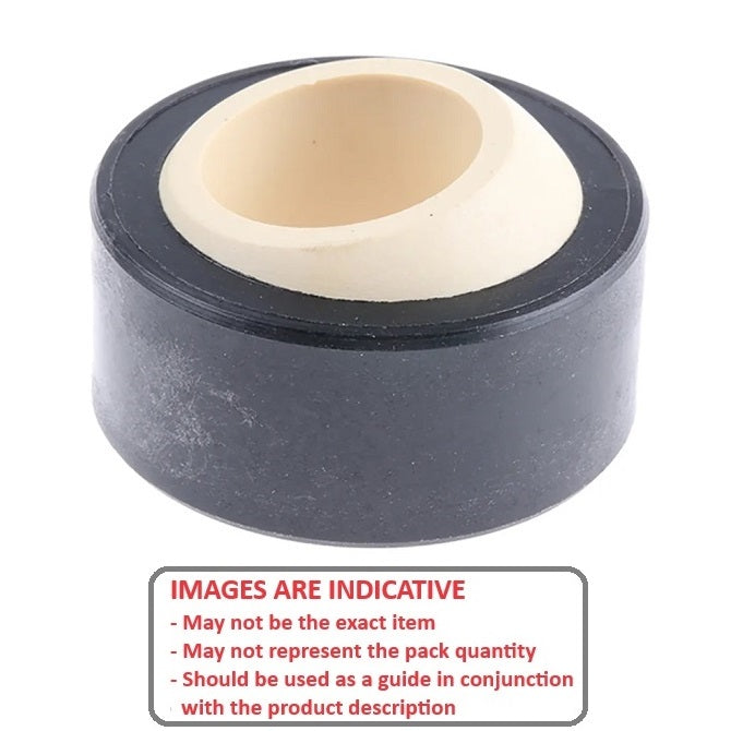 1080951 | GE-00800-01600-W300 (PK-10) --- Spherical Bushings - 8x16x8 mm - Plastic Bushing