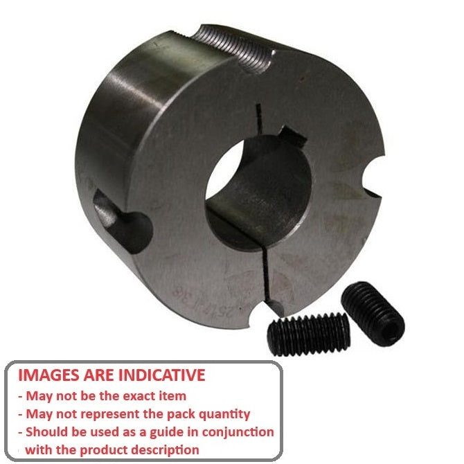 1130703 | TLB-1610-0240 (Each) --- Taperlock Bushings - 24x57x25.4 mm - Steel Bushing