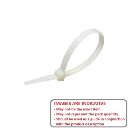 1220939 | CT-368H-N-PK100 (PK-100) --- Cable Ties Cable and Accessories - 368x7.6 mm - Natural Standard - Plastic Cable Tie