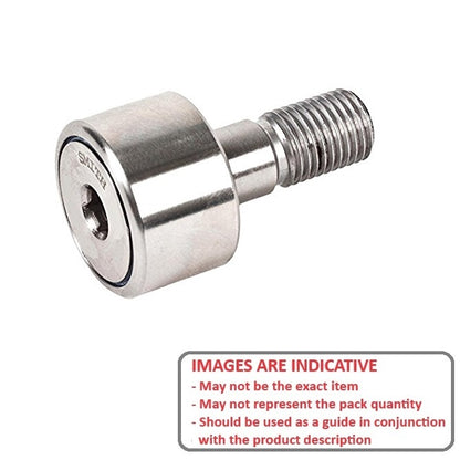 1141401 | CF12-FBUUR (Each) --- Roller Cam Followers - 30x40.2 mm - M12x1.5 - Fine - - Stainless Steel Cam Follower