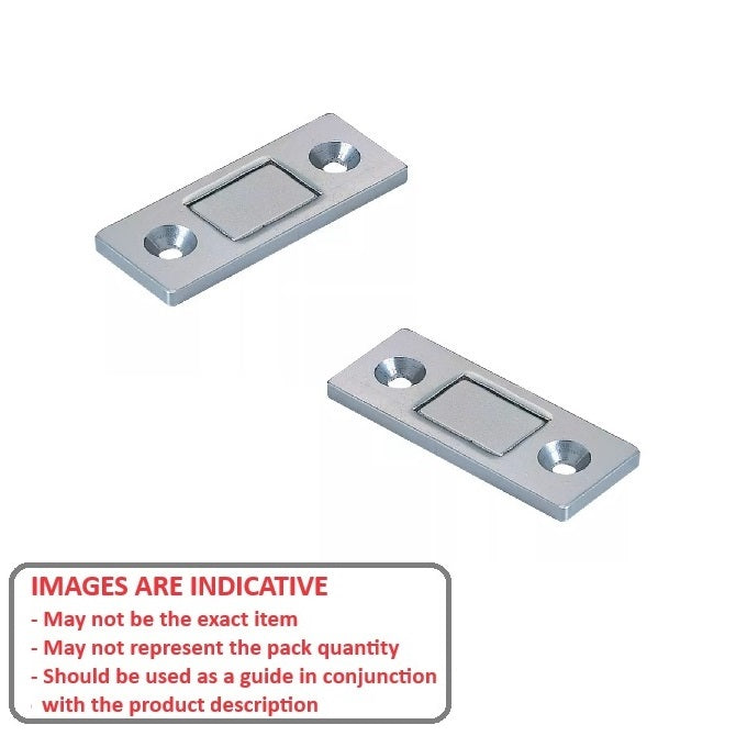 1154862 | SUG-527RS (Each) --- Magnetic Ultra Thin Catches - 41x16.5x2.6 mm Heavy Duty